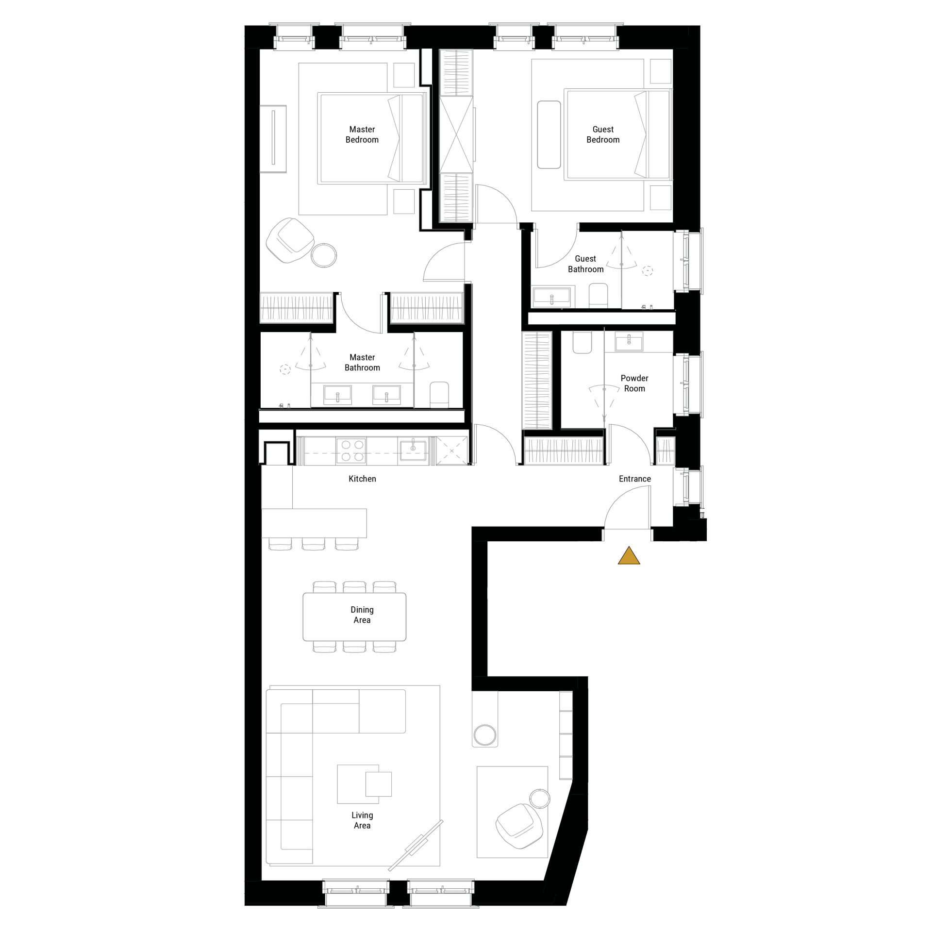 2-Bedroom Apartment